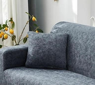 Housse de coussin Effet chiné · Gris