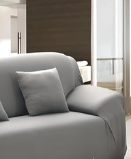 Housse de coussin Unie · Gris galet