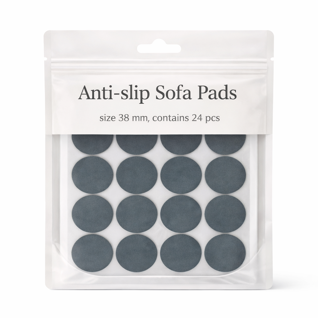 Coussins antidérapants pour canapé · Noir