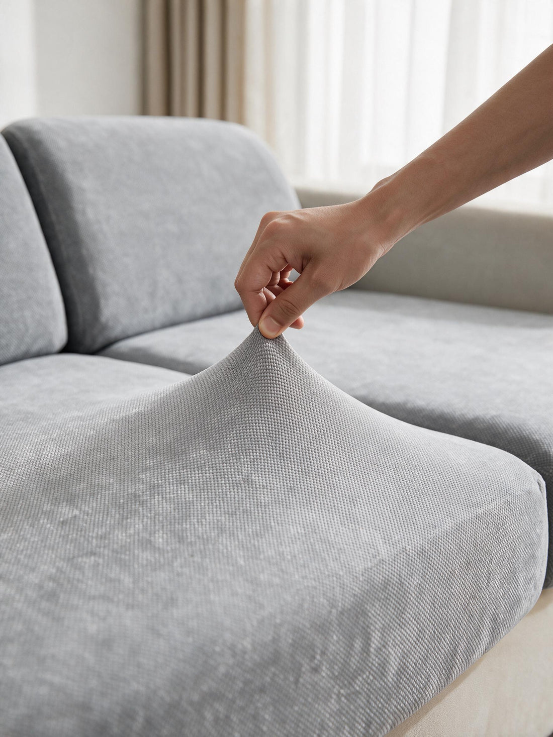 Housse d’assise extensible bien en place