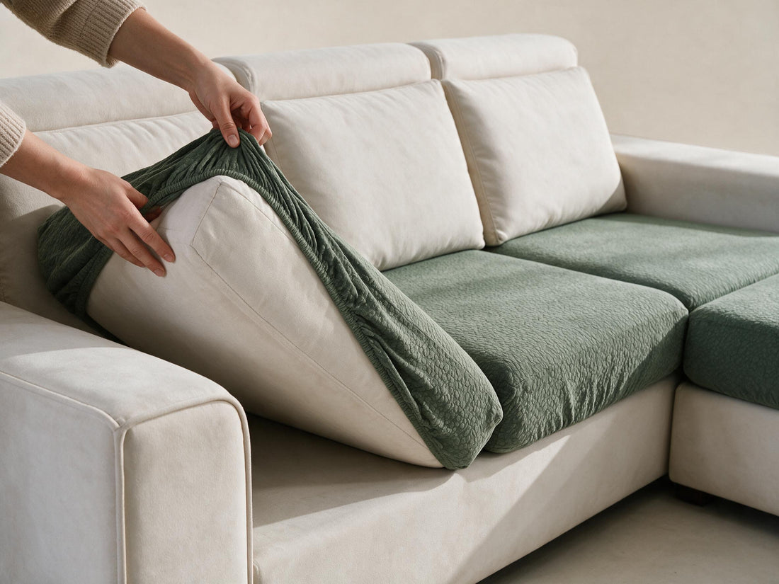 Installation d’une housse d’assise ajustée