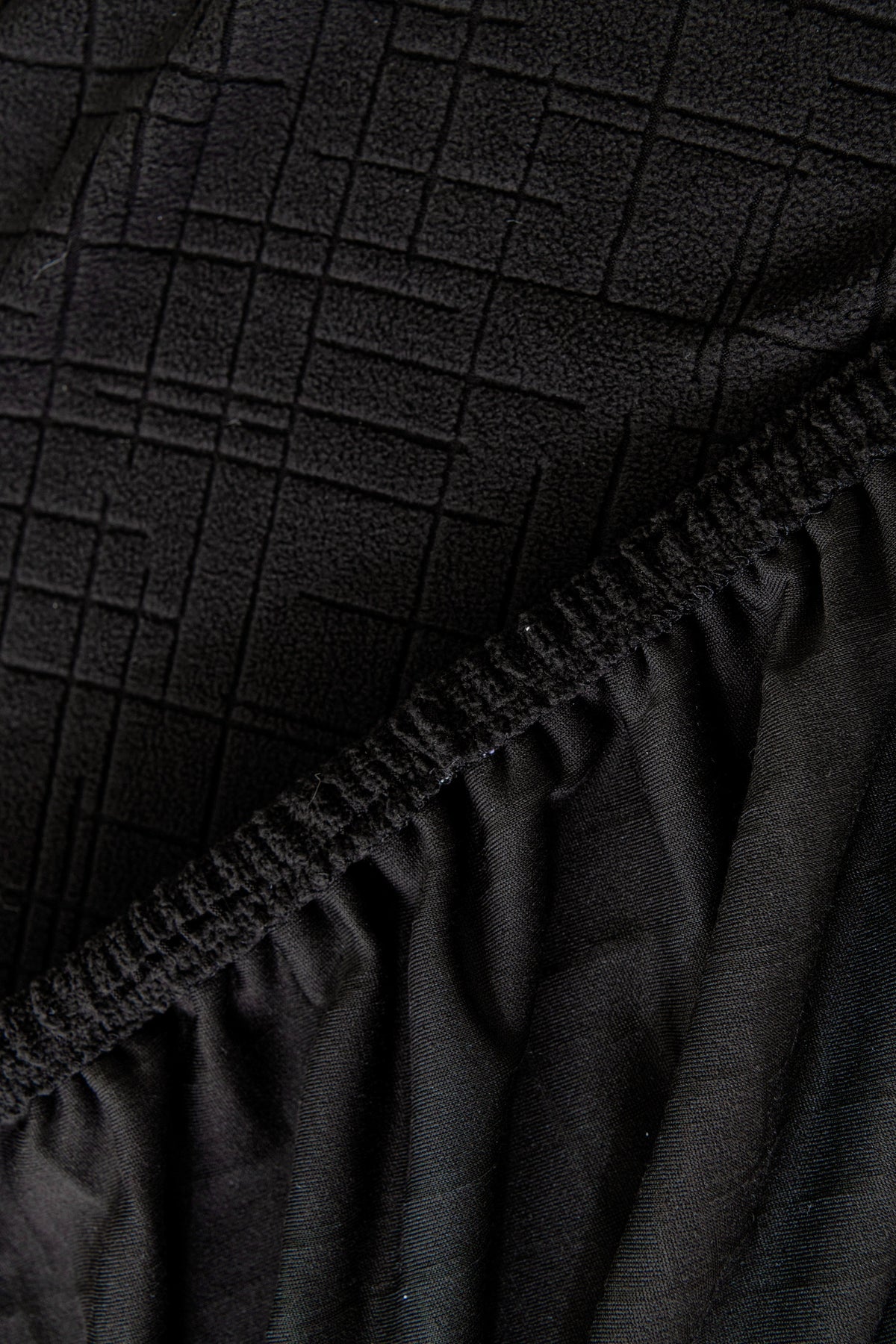 Housse de canapé Arquette · Noir intense · Extensible (vue 6)