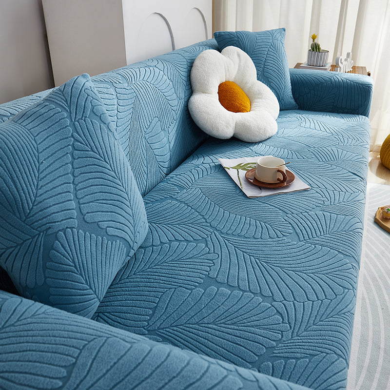 Housse de canapé Avelia · Bleu · Extensible