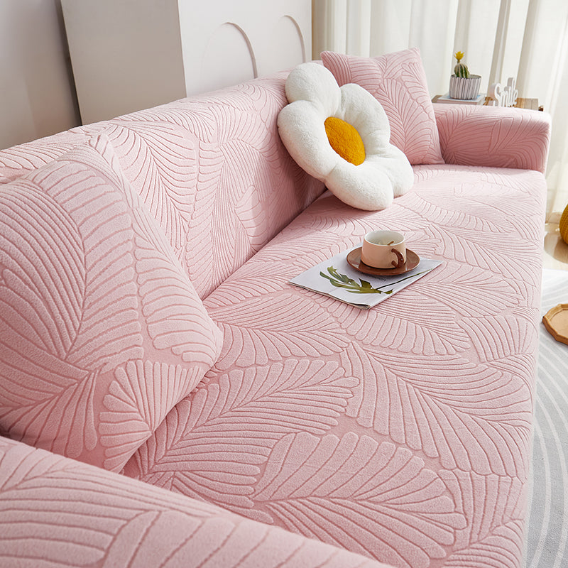 Housse de canapé Avelia · Rose · Extensible