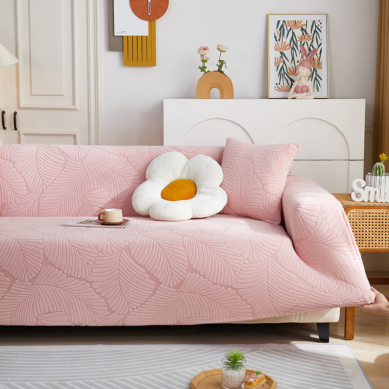 Housse de canapé Avelia · Rose · Extensible (vue 3)