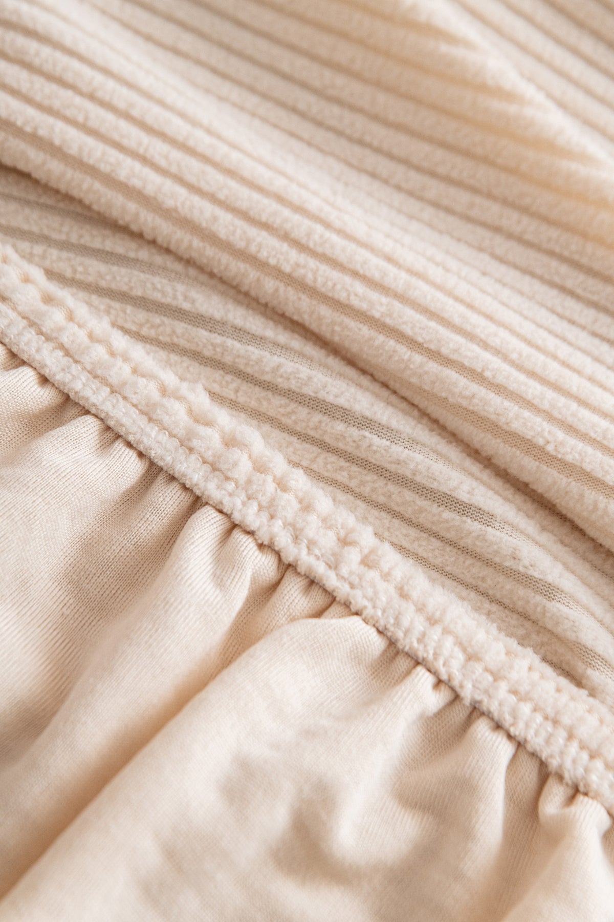 Housse de canapé Cordelle · Beige · Extensible (vue 4)