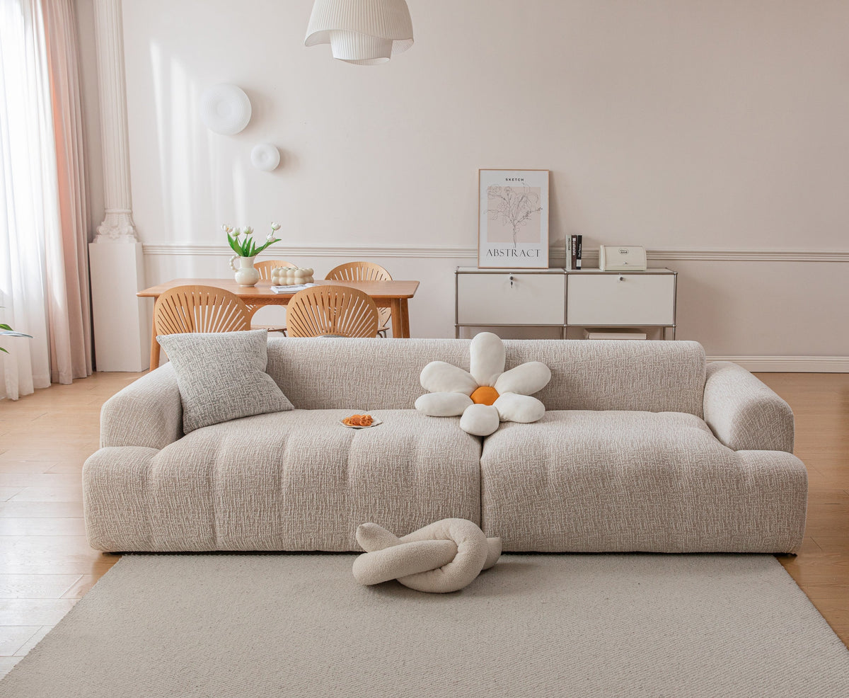 Housse de canapé Crossmere · Beige · Extensible (vue 2)