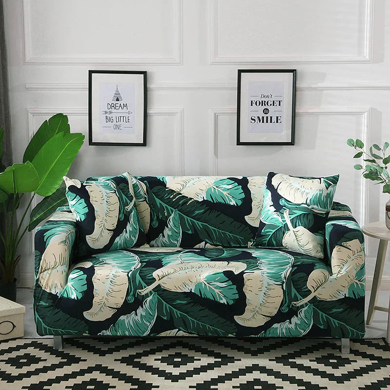 Housse de canapé Flutterve · Imprimé · Extensible