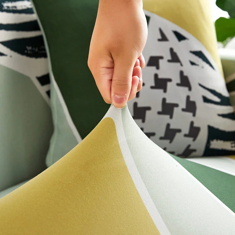 Housse de canapé Folige · Imprimé · Extensible (vue 5)