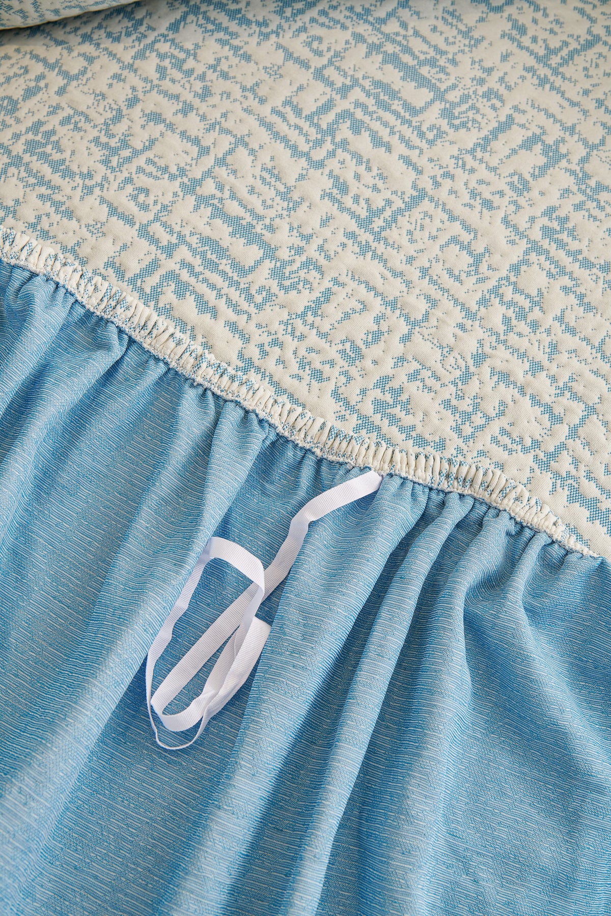 Housse de canapé Gridelle · Bleu · Extensible (vue 6)
