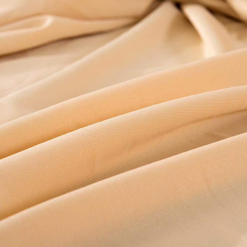 Housse de canapé Unie · Beige lin · Extensible (vue 4)