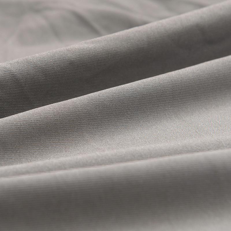Housse de canapé Unie · Gris galet · Extensible (vue 4)