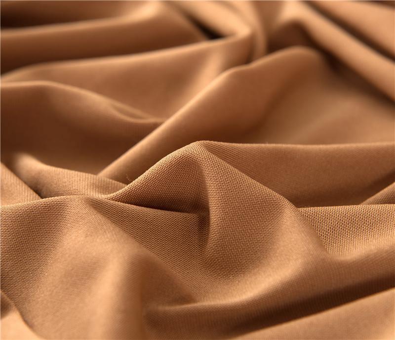 Housse de canapé Unie · Ocre · Extensible (vue 2)