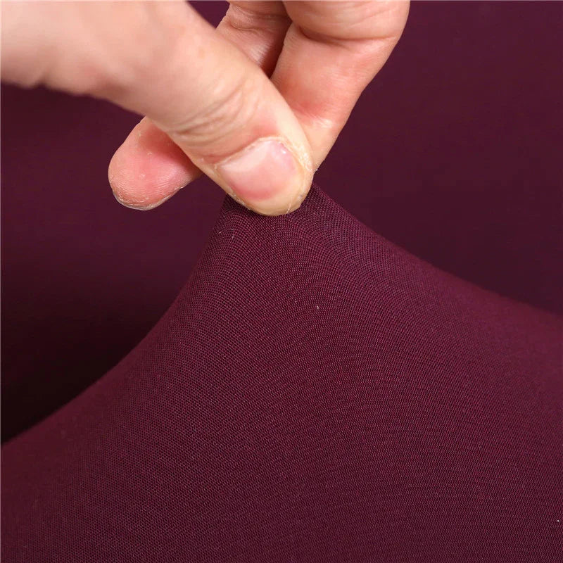 Housse de canapé Unie · Prune · Extensible (vue 3)