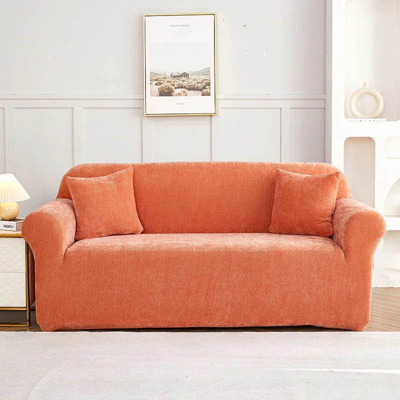 Housse de canapé Luma · Orange · Extensible