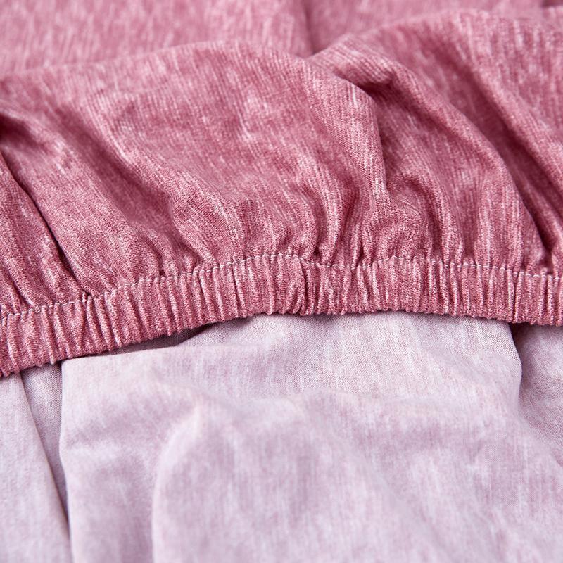 Housse de canapé Motif moucheté · Rose bonbon · Extensible (vue 2)