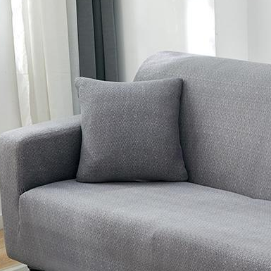 Housse de coussin Motif moucheté · Gris clair (vue 2)
