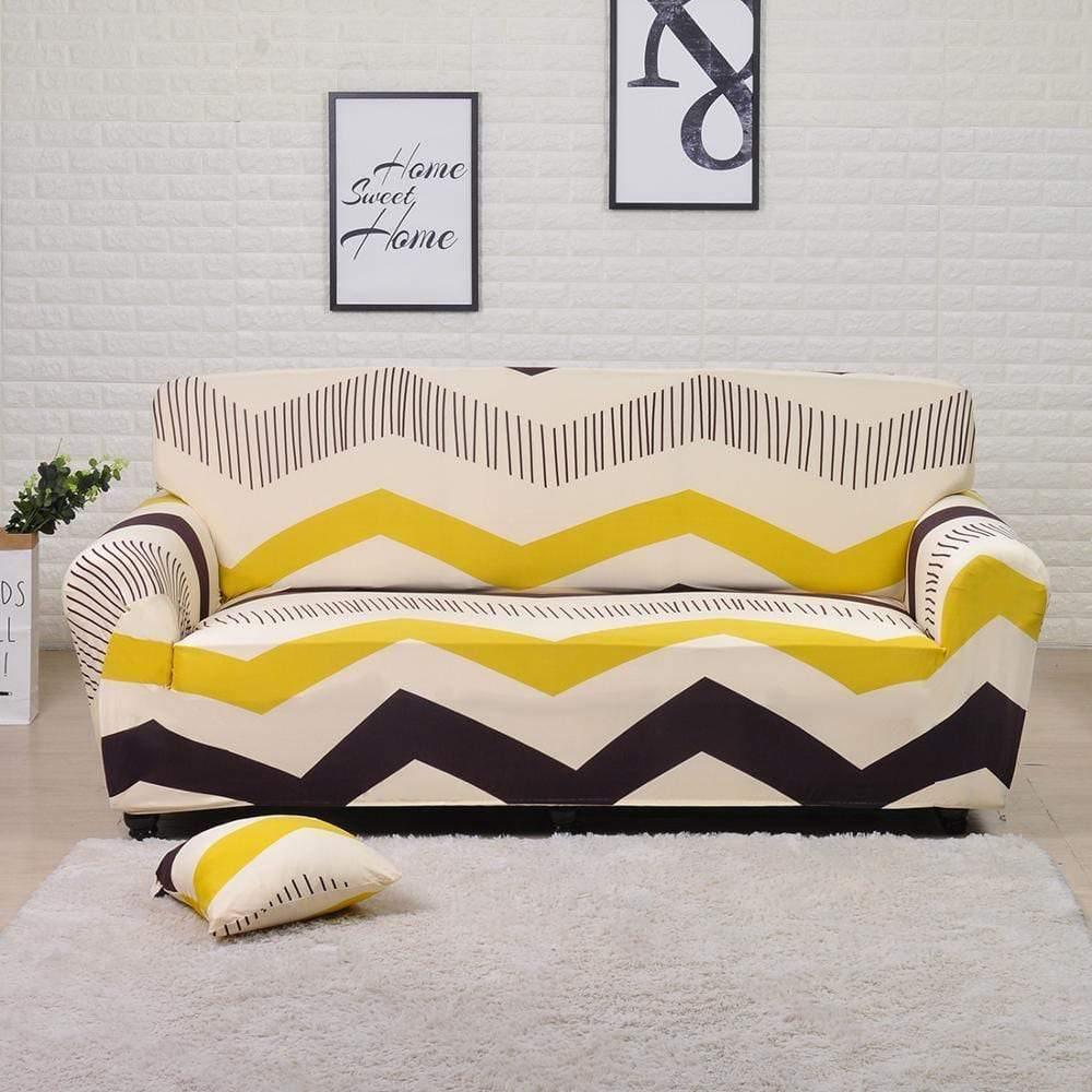 Housse de canapé Tonda · Imprimé · Extensible