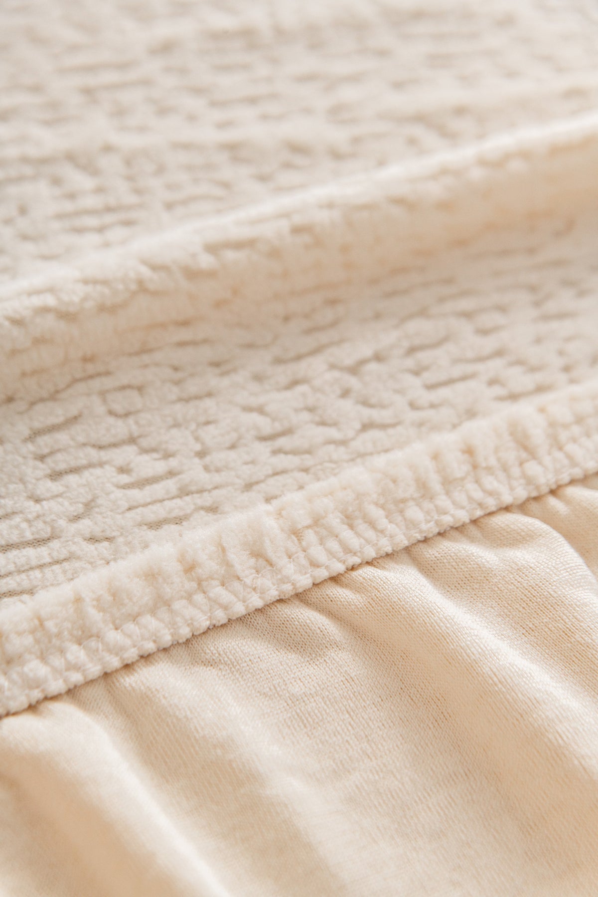 Housse de canapé Veloura · Beige · Extensible (vue 4)