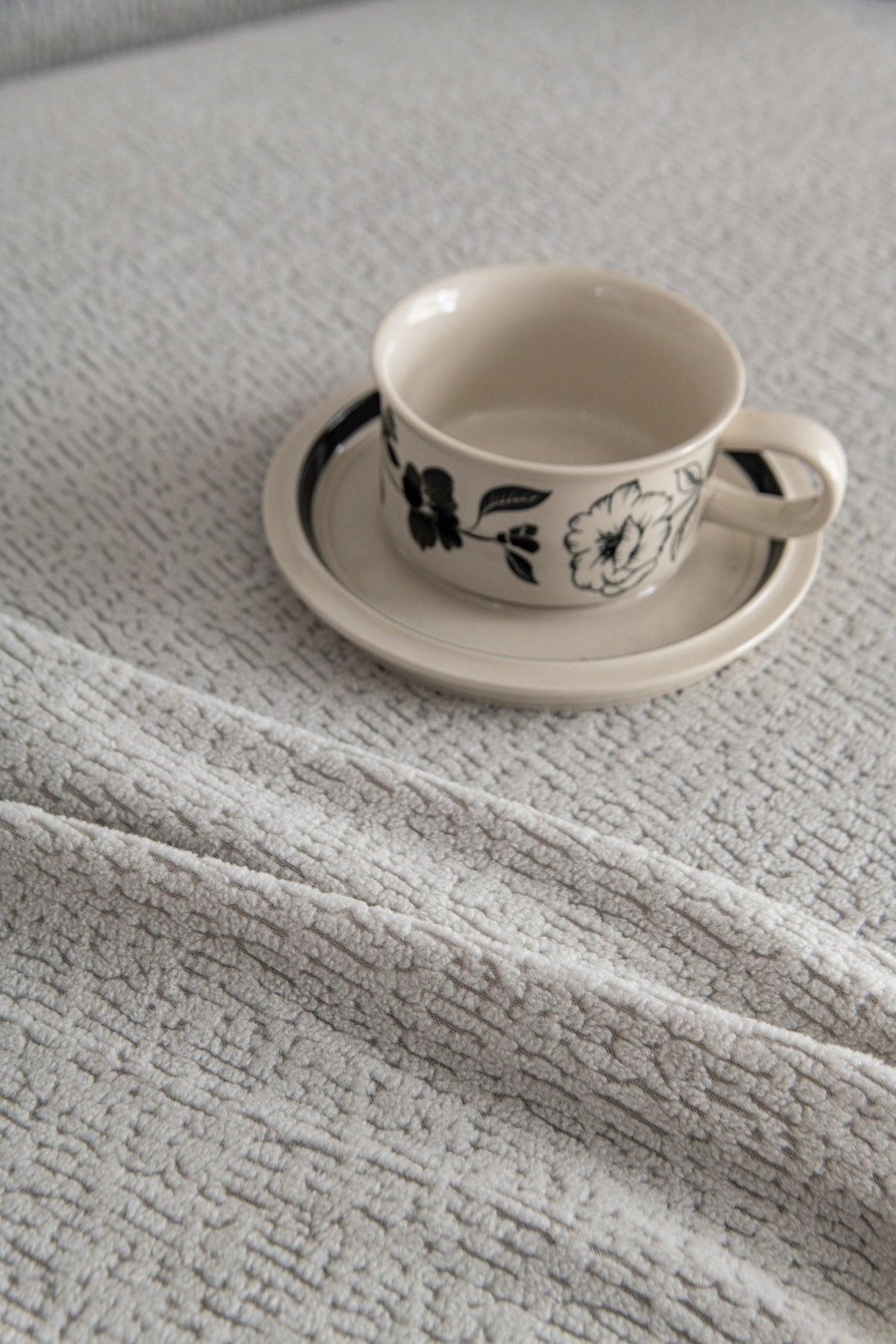 Housse de canapé Veloura · Gris perle · Extensible (vue 6)