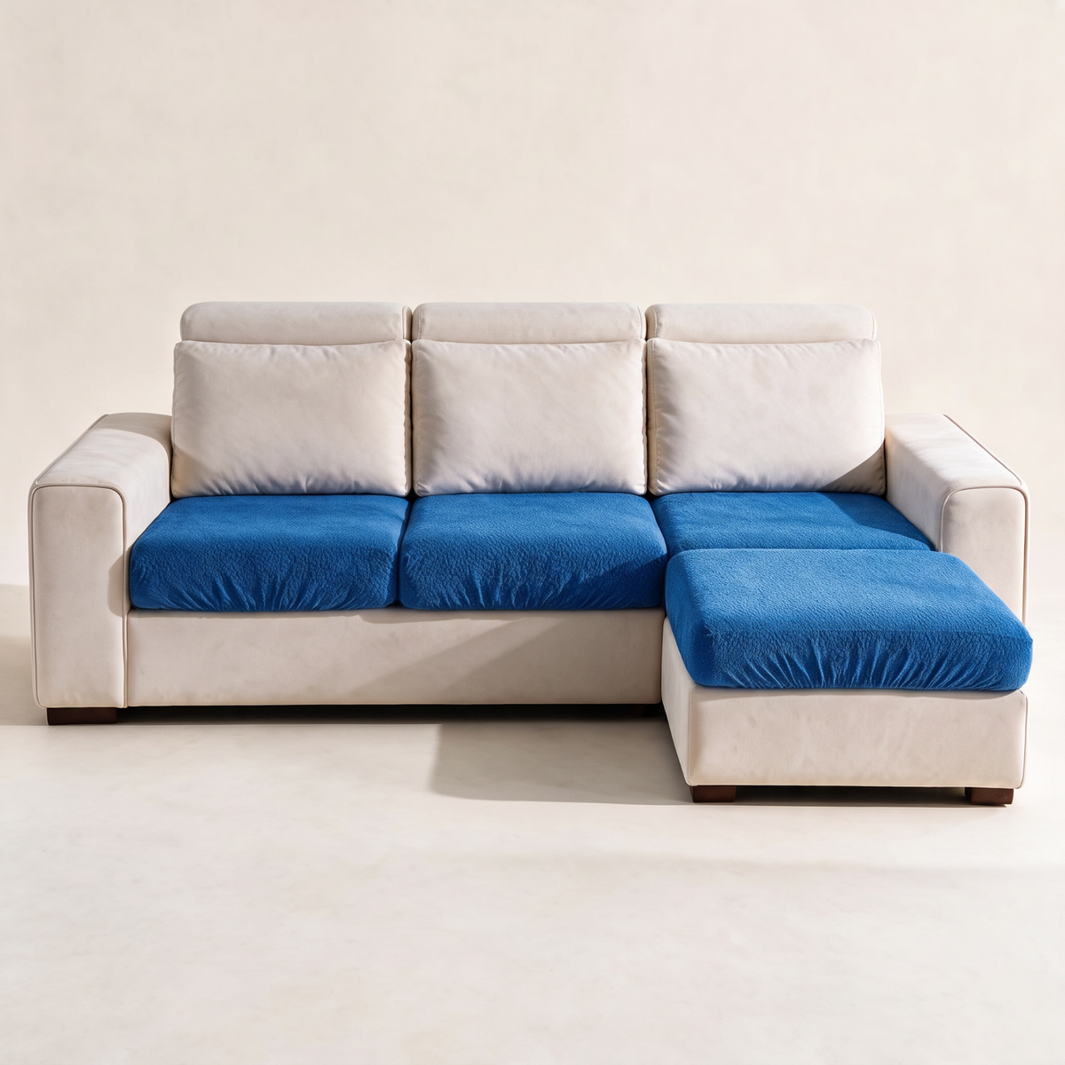 Housse de coussin de canapé Imperméable · Bleu foncé — Vue d’ensemble