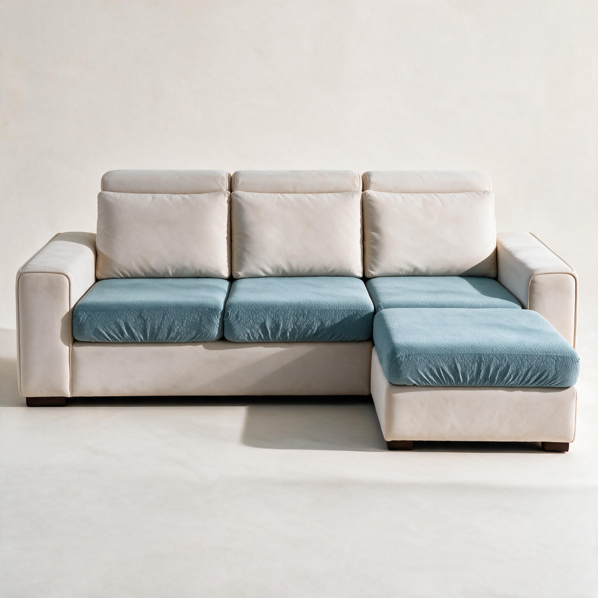 Housse de coussin de canapé Imperméable · Bleu ciel — Vue d’ensemble