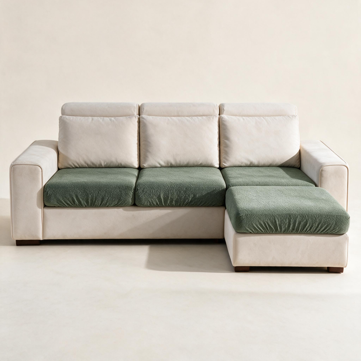 Housse de coussin de canapé Imperméable · Vert forêt — Vue d’ensemble