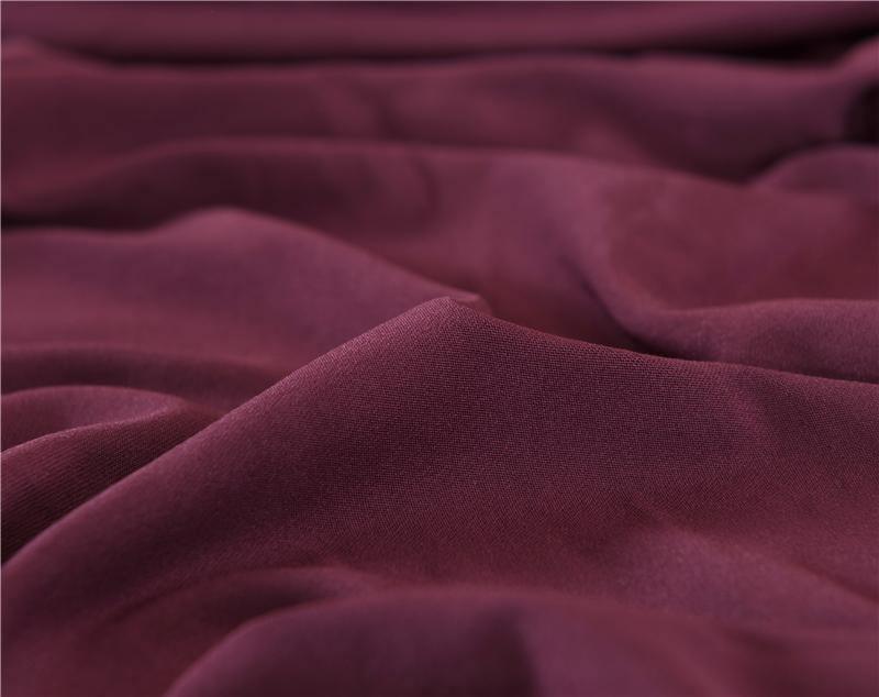 Housse de canapé d'angle Unie · Prune · Extensible (vue 3)