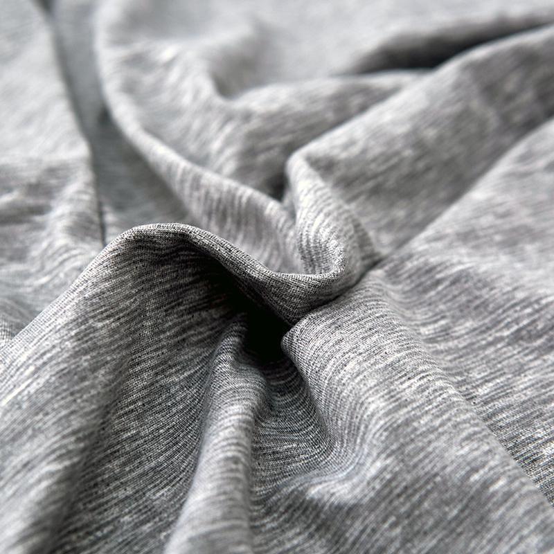 Housse de canapé d'angle Motif moucheté · Gris clair · Extensible (vue 4)