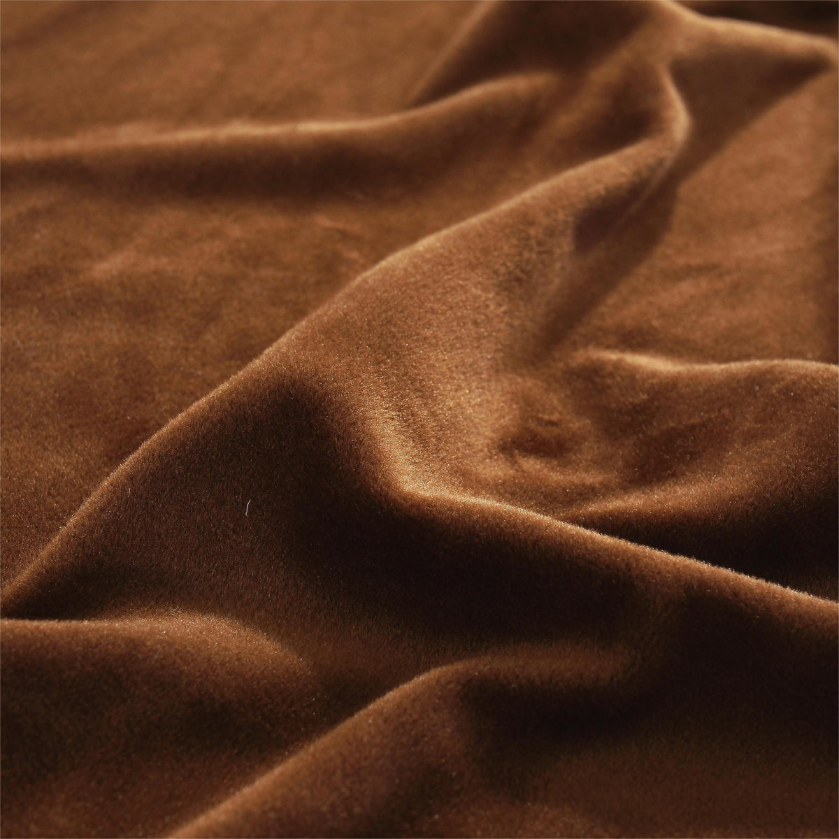 Housse de canapé d'angle Velours · Marron · Extensible (vue 4)