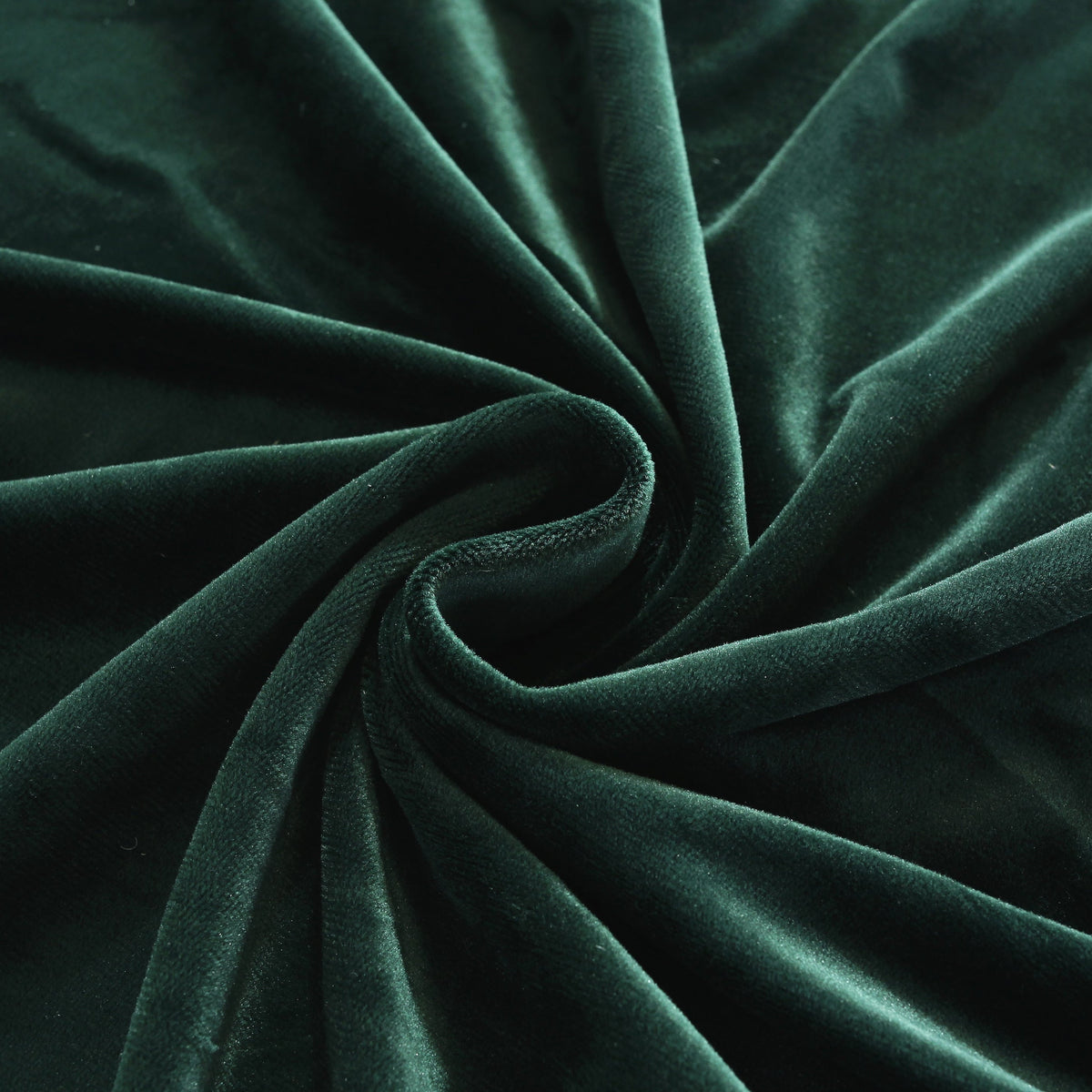 Housse de canapé d'angle Velours · Vert foncé · Extensible (vue 5)