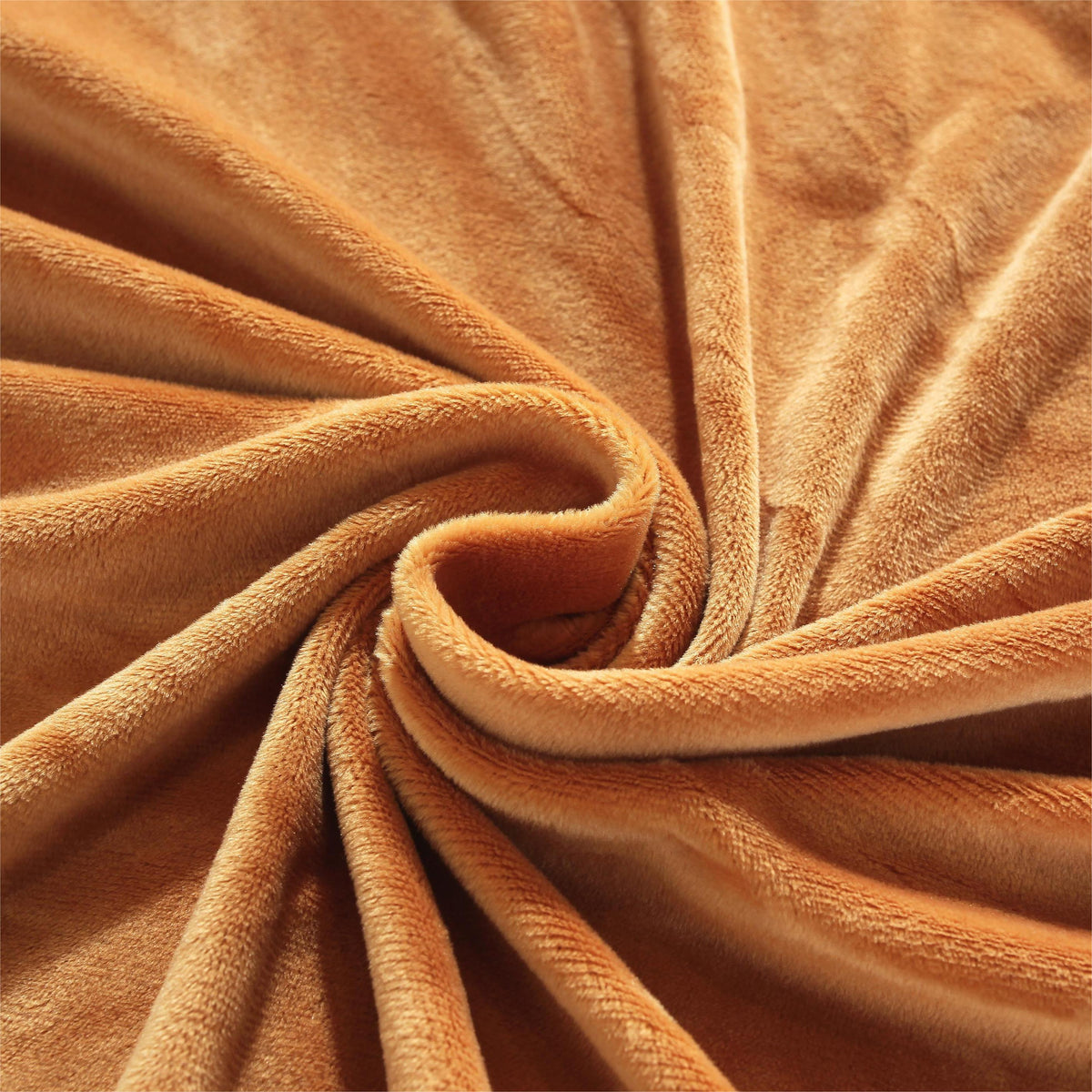Housse de canapé d'angle Velours · Orange · Extensible (vue 4)