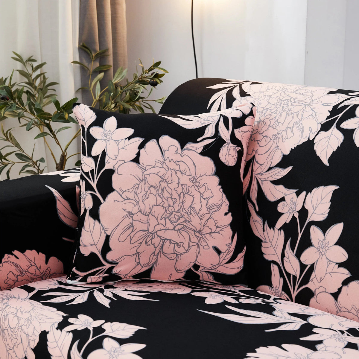Housse de coussin Azrose · Imprimé
