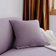 Housse de coussin Tissu cloqué Imperméable · Violet taro