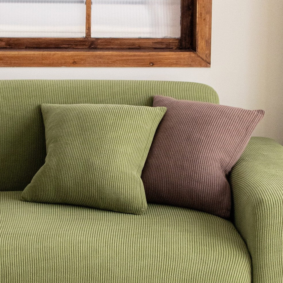 Housse de coussin Cordelle · Vert
