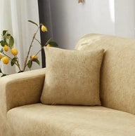 Housse de coussin Effet chiné · Beige