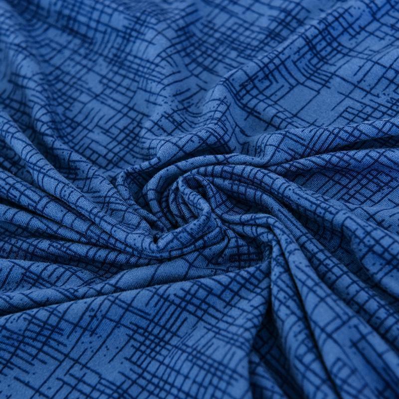Housse de coussin Effet chiné · Bleu (vue 2)