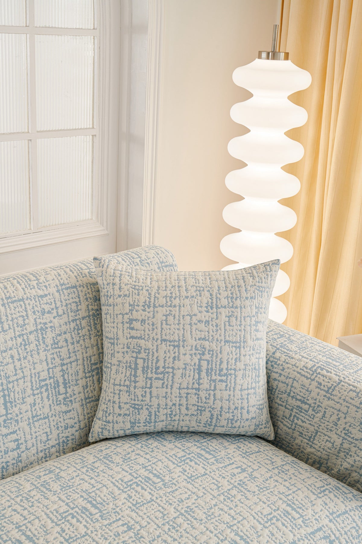 Housse de coussin Gridelle · Bleu