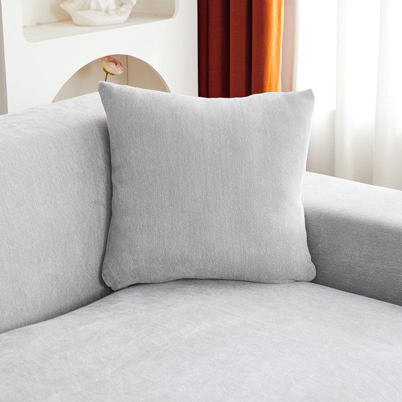 Housse de coussin Luma · Gris clair (vue 2)