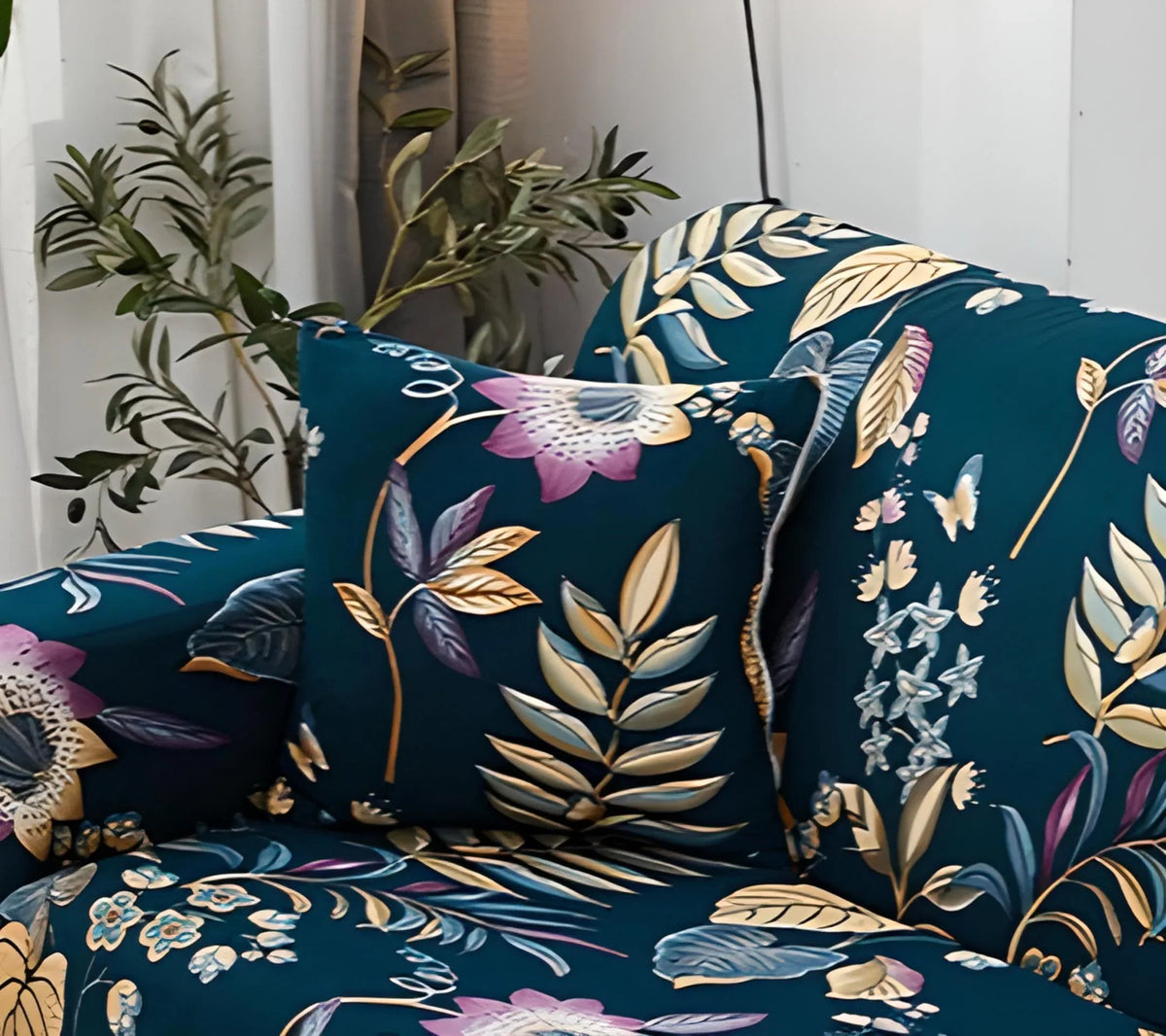 Housse de coussin Tropical · Imprimé
