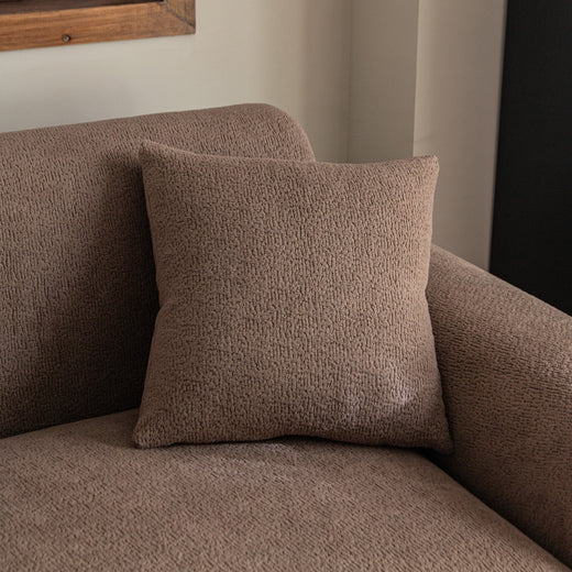 Housse de coussin Veloura · Chocolat