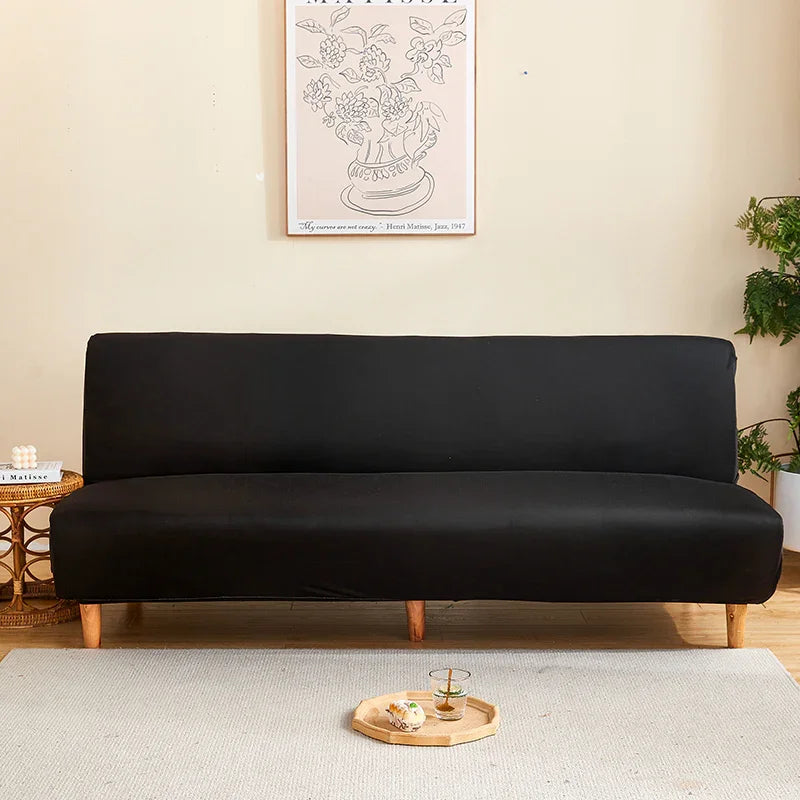 Housse de clic-clac Unie · Noir · Extensible