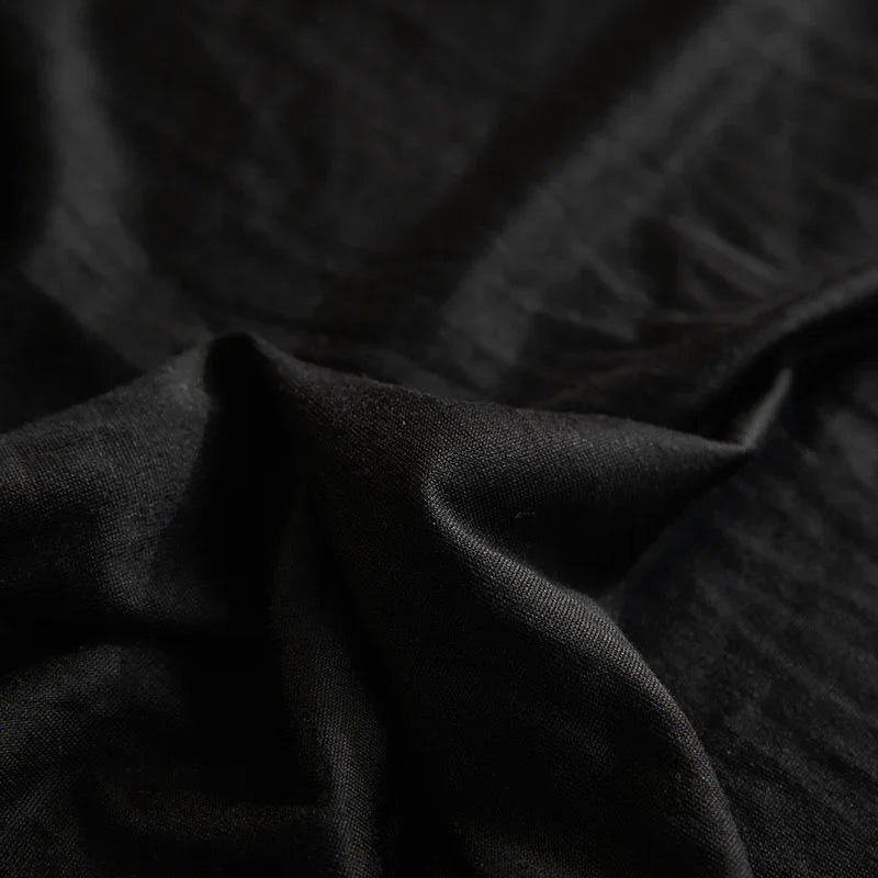 Housse de clic-clac Unie · Noir · Extensible (vue 4)