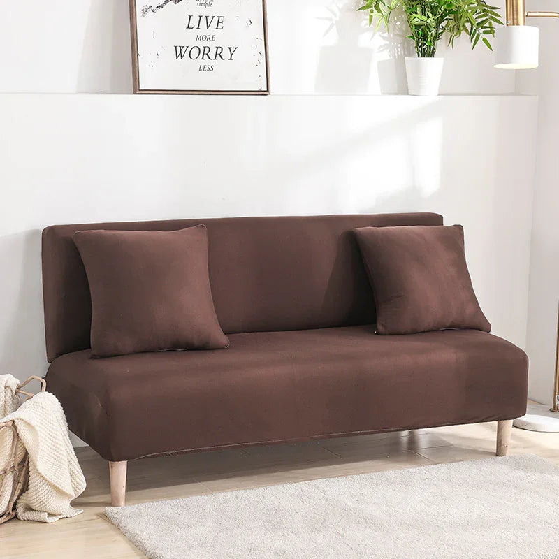 Housse de clic-clac Unie · Chocolat · Extensible (vue 2)