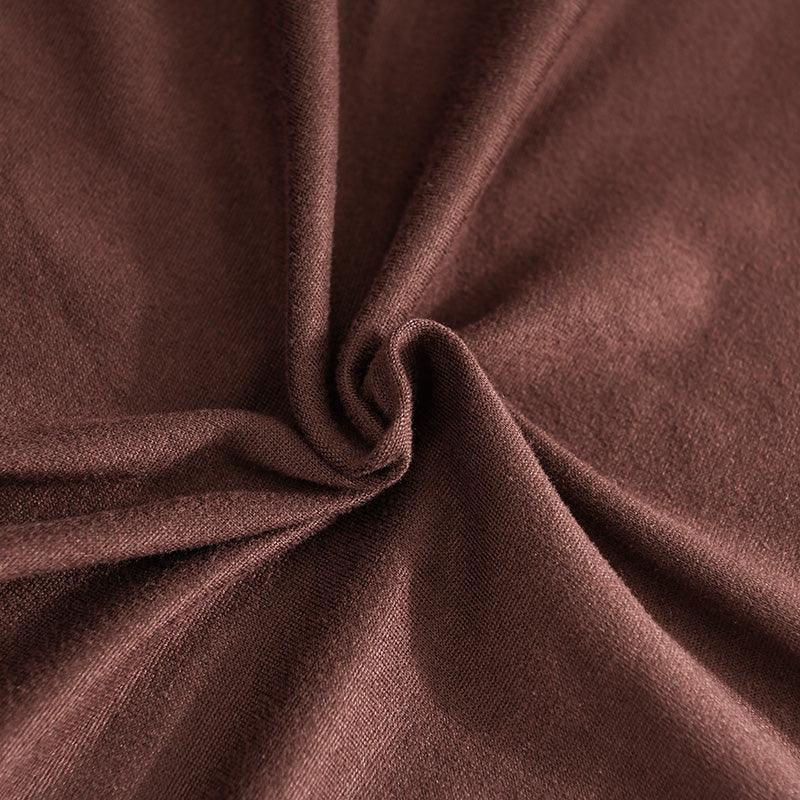 Housse de clic-clac Unie · Chocolat · Extensible (vue 3)