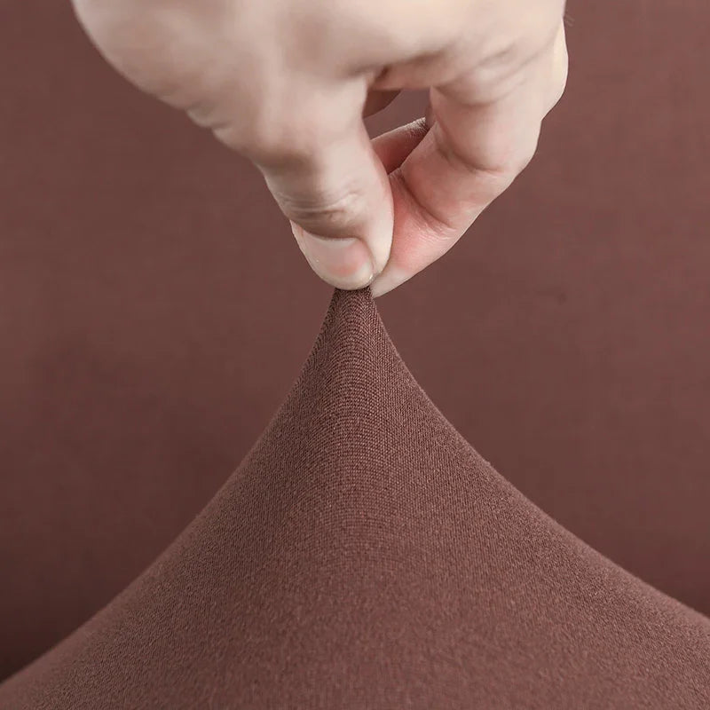 Housse de clic-clac Unie · Chocolat · Extensible (vue 4)