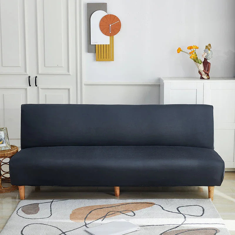 Housse de clic-clac Unie · Noir anthracite · Extensible