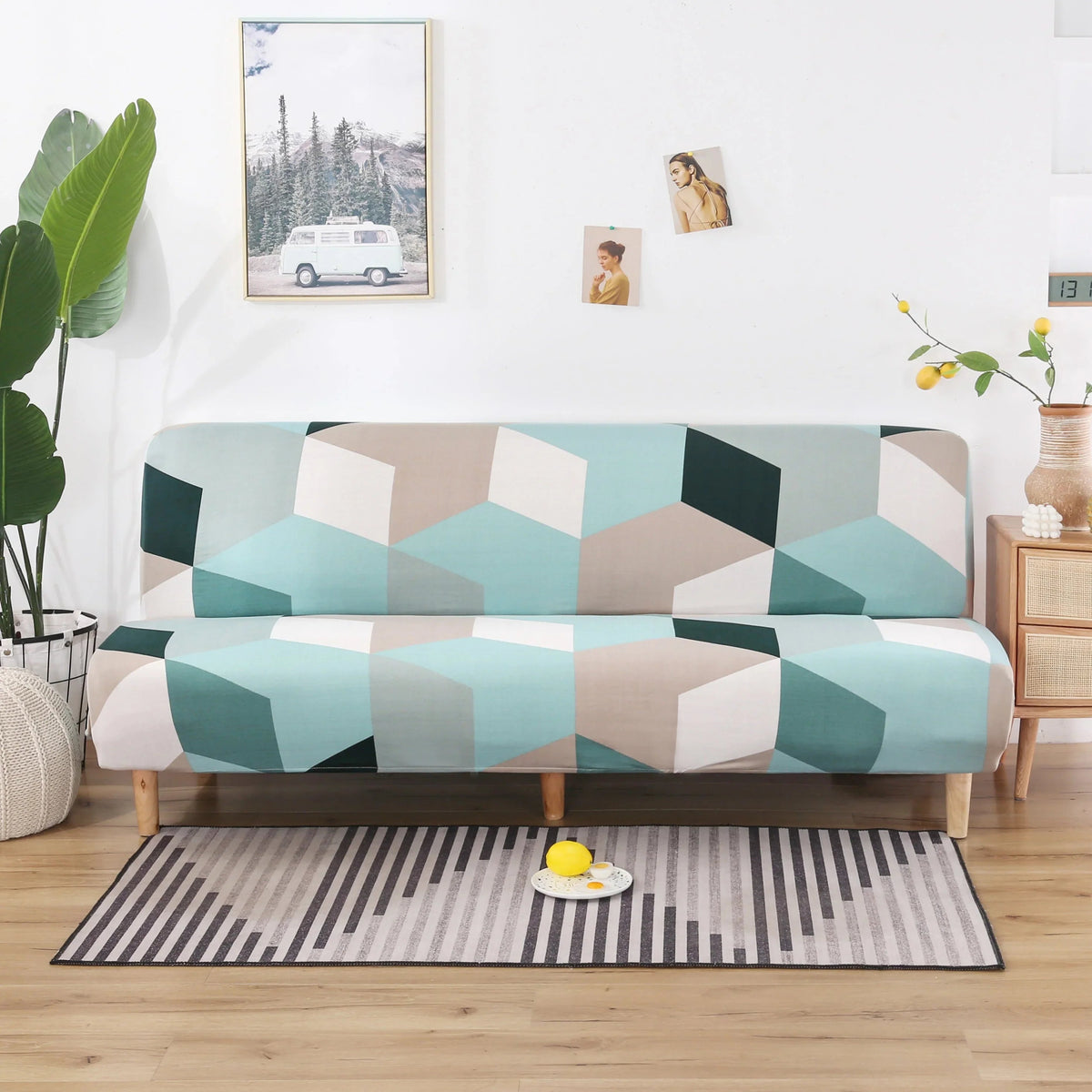 Housse de clic-clac Greenoo · Imprimé · Extensible