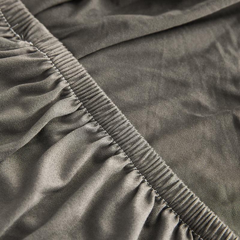 Housse de clic-clac Unie · Gris · Extensible (vue 5)