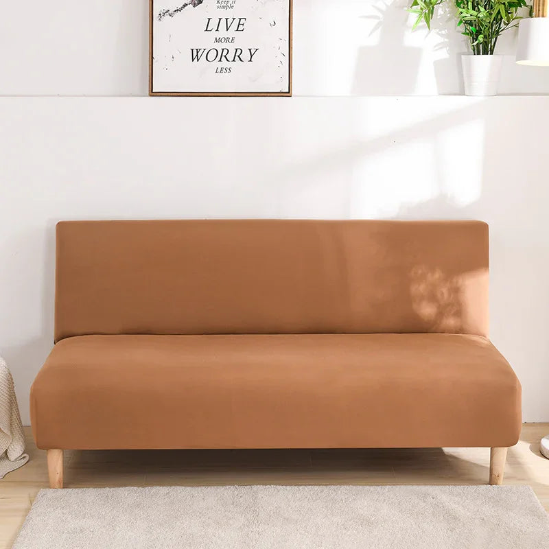 Housse de clic-clac Unie · Marron clair · Extensible